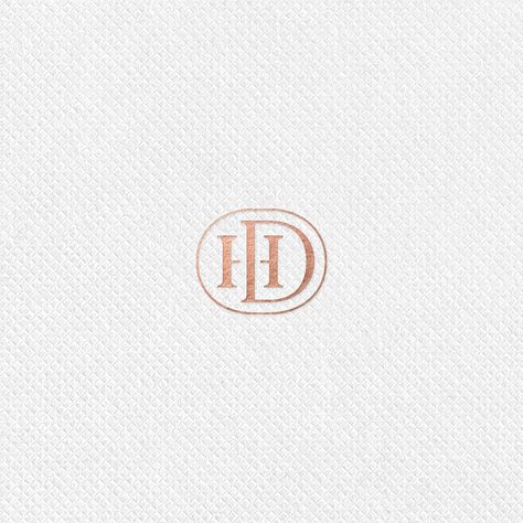 Dh Monogram, Hd Logo Design, H Monogram Logo, Monogram Inspiration, Monogram Branding, Wedding Initials Logo, D Monogram, Business Card Design Black, Visuell Identitet