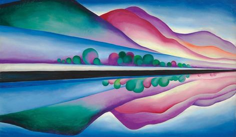 Claudia Mangiamele on Twitter: "Lake George Reflection Georgia O'Keeffe… " Alfred Stieglitz, Georgia O'keefe Art, Georgia O Keeffe Paintings, O Keeffe Paintings, Georgia O'keeffe, Georgia Okeefe, Georgia O Keeffe, O Keeffe, Lake George