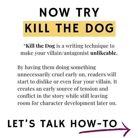 "Villains should be hated" "Villains need good motives" "Villains can't be heroes" Everyone has a different opinion on antagonists. Alongside the protagonist, they make up one of the biggest driving forces of a story. It's up to you to decide how evil they are and what they represent. You choose whether they get redemption or whether they are forever despised. But how do you make a villain... well, villainous? Let's take a look at how I make my readers HATE a character – and how you can mod... Writing Tips, Writing A Book, How To Make A Villain, Villain Motives, Driving Force, Novel Writing, A Character, Book Inspiration, Writing Inspiration