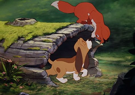 This Real Life Fox and the Hound Pair Are the Best of Friends Lapin Art, Fox And The Hound, Cr7 Jr, Disney Sleeve, Disney Products, Gadgets Home, Disney Collage, The Hound, Star Wars Disney