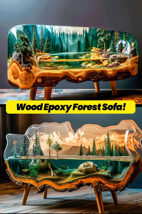 Nature, Epoxy Resin Ideas, Resin Feather, Forest Vibes, Butterfly Bedding, Amazing Resin, Wood And Epoxy, Ocean Depth, Sofa Designs