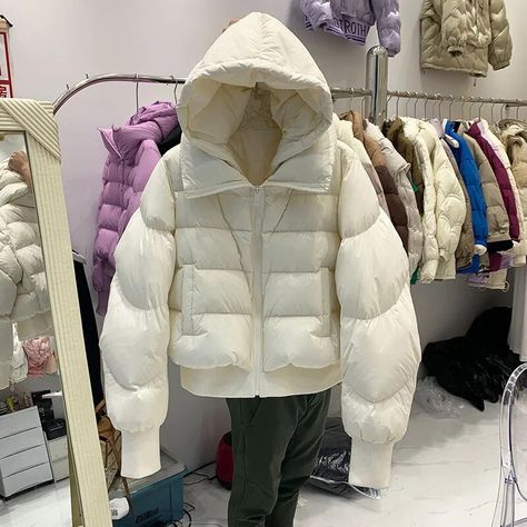 Release Date : Winter 2023 Season : Winter Age : MIDDLE AGE Decoration : Pockets Fabric Type : Broadcloth Model Number : F434 women winter down jacket 2023 Style : Casual Down Weight : 100g-150g Detachable Part : NONE Hooded : Yes Material : Polyester Down Content : 90% Filling : White duck down Sleeve Length(cm) : Full Thickness : Thick （Winter) Type : Regular Closure Type : zipper Pattern Type : Solid Clothing Length : Regular Gender : WOMEN colour : Violet, off white, khaki, black Product Cat White Winter Jacket, Waterproof Parka, Hooded Puffer Jacket, White Ducks, Solid Clothes, Coat Women, Duck Down, Down Coat, Woman Colour