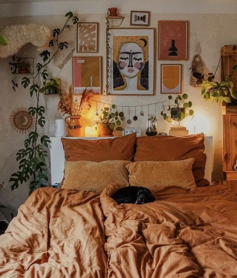 Fall Bedroom, Cozy Room Decor, Redecorate Bedroom, Decor Ideas Bedroom, Dream Room Inspiration, Room Makeover Bedroom, Living Room Home Decor, Ideas Home Decor, Room Makeover Inspiration