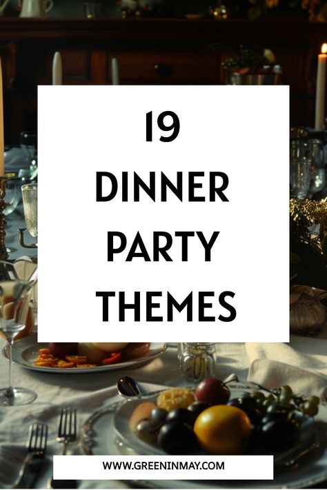 Dinner parties are a great way to bring friends and family together for a fun evening. In this article, we will share a variety of dinner party themes to suit any occasion and taste. 35 Birthday Dinner Party, Dinner Table Theme, Healthy Dinner Party Menu Ideas, Pajama Dinner Party, 35th Birthday Dinner Party, Teenage Dinner Party, Intimate Birthday Dinner At Home, Ladies Dinner Party Ideas, Anniversary Dinner Party Ideas