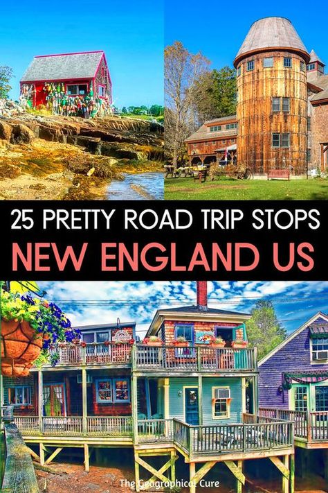 Best New England Fall Road Trip, Best Northeast Road Trips, East Coast Roadtrip, New England Rv Road Trip, Camping In New England, New England Must See Destinations, Best New England Towns In Fall, Northeast Us Travel Destinations, Boston To Vermont Road Trip