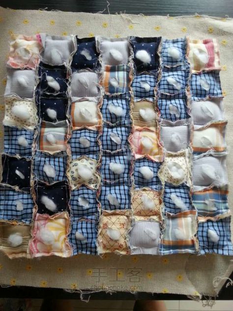 King Size Puff Quilt, Easy Puff Quilt, Hexagon Puff Quilt, Puffy Quilt How To Make A, Puff Quilts Ideas, Puff Quilts For Beginners, Puff Quilt Pattern, Puff Quilts, Diy Puffs