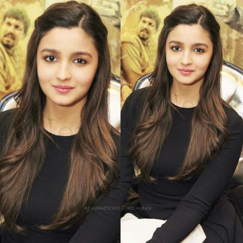 Aliya Bhatt Hairstyles, Aalia Bhatt Hairstyles, Open Hairstyles For College, Alia Bhatt Haircut, Hair Stylea, Alia Bhatt Hairstyles, College Hairstyles, Hair Style On Saree, Saree Hairstyles