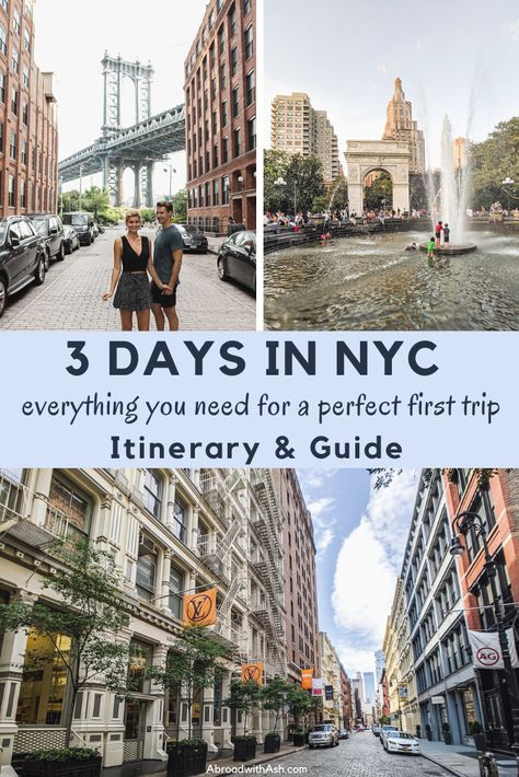 Long Weekend In Nyc, New York Fall Itinerary, New York City 3 Day Itinerary, Weekend New York Trip, New York Weekend Itinerary, 3 Day Nyc Itinerary, Weekend Trip To New York, Nyc 3 Day Itinerary, Nyc Weekend Itinerary