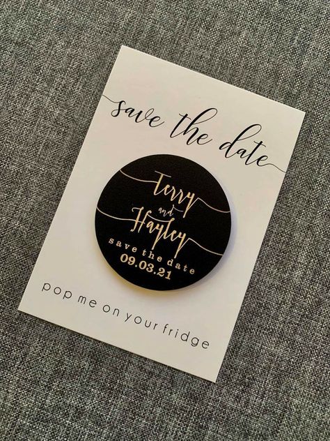 Diy Magnets Fridge, Sabe The Date, Funny Save The Dates, Destination Wedding Save The Dates, Diy Save The Dates, Cricut Wedding, Rustic Save The Dates, Save The Date Designs, Floral Save The Dates