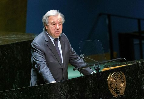 UN Secretary-General António Guterres had harsh words for countries that are using their response to the Russia-Ukraine conflict as a means of pushing energy strategies that still rely on fossil fuels. “Countries could become so consumed by the... Ocean Food Chain, Antonio Guterres, Harsh Words, Fossil Fuels, Russia Ukraine, Green Energy, Science And Technology, Fossil, Fuel