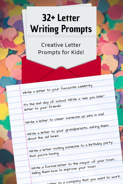 Writing Letters Ideas, Letter Writing Ideas Creative, Letter Writing Prompts, Letter Writing Ideas, Letter Prompts, Reflective Journal Prompts, Letter Writing For Kids, Informal Letter Writing, Middle School Writing Prompts