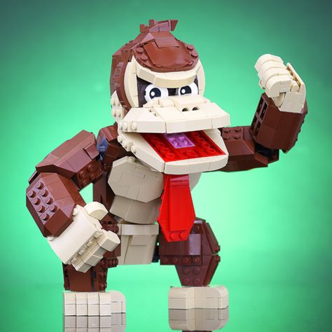 Lego Donkey Kong, Lego Nintendo, فيكتوريا سيكريت, Mario Lego, Lego Brickheadz, Lego Mario, Lego Videos, Lego Club, Lego Animals