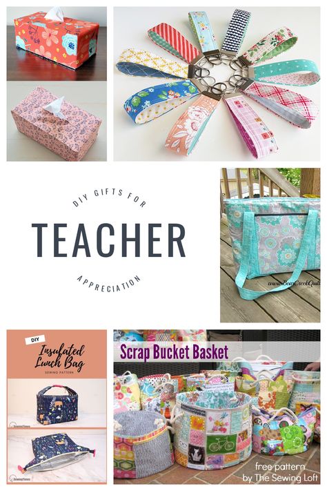 DIY Teacher Gifts from the Heart - Fairfield World Blog Fabric Teacher Gifts, Teacher Gifts Sewing, Sewing Teacher Gifts Ideas, Teacher Sewing Projects, Gifts To Sew For Teachers, Sew Teacher Gifts, Sewing Projects For Teachers, Teacher Gifts To Sew, Sewn Teacher Gifts