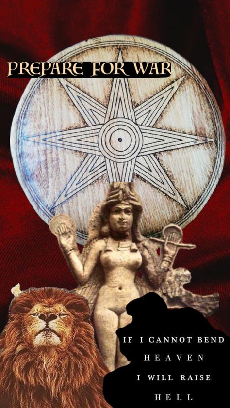 #inanna #goddess #ishtar #love #war #sumerian Inanna Goddess, Goddess Ishtar, Ishtar Goddess, What Is Spirituality, Spiritual Awakening Signs, Spirit Science, Divine Mother, Cake Decorating Designs, Arte Fantasy