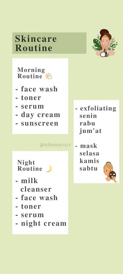 Routine Wallpaper, Day And Night Skincare Routine, Daily Skin Care Routine Steps, Day And Night Skincare, Flash Makeup, Urutan Skincare Yang Benar, Urutan Skincare, Night Skincare Routine, Cushion Makeup