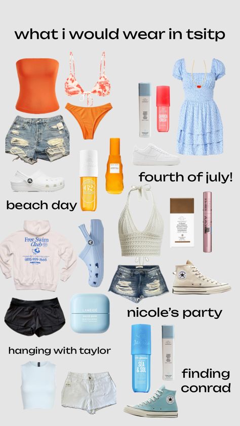 #tsitp #tsitpaesthetic #tsitpoutfitinspo #summer #summeroutfit #summeroutfitinspo #thesummeriturnedpretty #outfits Summer Outfits, Clothes, Tsitp Outfits, Tsitp Aesthetic, Aesthetic Outfits, Outfit Inspo