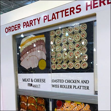 If a hurry to order? Costco® offers this self-service, order-it-yourself Party Platter Work Station. No need to stand in line waiting for assistance, when you know what you want and need to move on… Costco Catering Trays, Costco Platters Party Trays, Costco Catering Ideas, Party Food Costco, Costco Wedding Food, Costco Food Party Ideas, Costco Appetizers For Party, Costco Party Food Ideas, Costco Platters