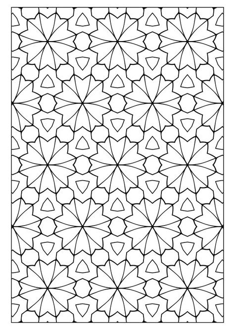 Pattern coloring pages Mandalas, Optical Illusions Coloring Pages, Free Geometric Coloring Pages, Zentangle Patterns Coloring Pages, Illusion Coloring Pages, Coloring Pages Patterns, Adult Coloring Pages Free Printable, Colouring Pages For Adults, Coloring Mandalas