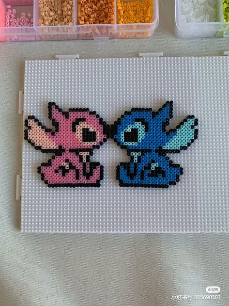 Perleplader Ideas, Fuse Beads Ideas, ليلو وستيتش, Melty Bead Designs, Pokemon Perler, Hamma Beads Ideas, Perler Bead Disney, Pokemon Perler Beads, Easy Perler Beads Ideas