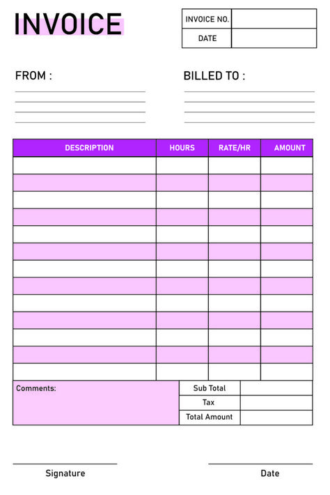 Shamrock Template, Invoice Design Template, Medication List, Printable Invoice, Invoice Design, Maps For Kids, Moving Checklist, Blank Business Cards, Professional Image