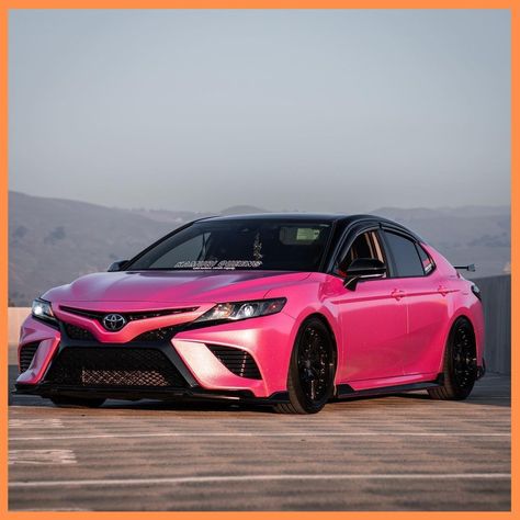 New Toyota Camry, Toyota Camry Trd Modified, Pink Camry Toyota, Pink Toyota Camry, Toyota Camry Custom, Toyota Camry Modified, Pink Toyota, Camry Modified, Toyota Camry Trd