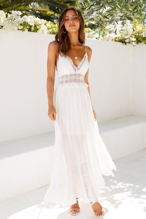 Beach white dress