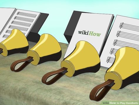 How to Play Handbells (with Pictures) - wikiHow Hand Bell Music, Music Obsession, Music Lesson Plans, Vbs Ideas, Physical Education Games, Hand Bells, Music Ed, Musical Art, Team Building Activities