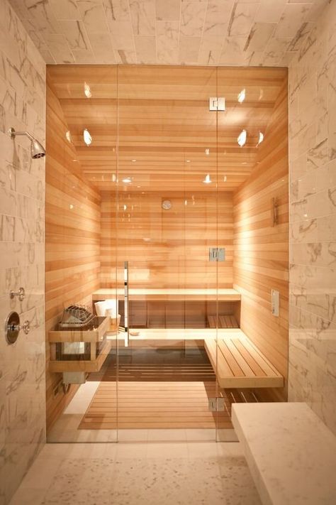 Sauna Room Inspiration [Montenegro Stone House Renovation Vision Board] Spa Bathroom Design, Home Spa Room, Sauna Diy, Spa Inspired Bathroom, Sauna Steam Room, Sauna Design, Spa Interior, Bad Inspiration, Sauna Room