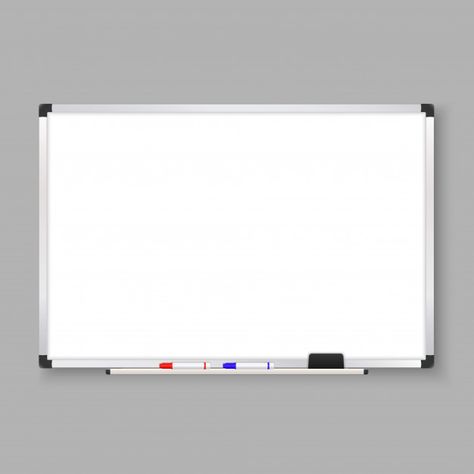 3d realistic empty whiteboard with color... | Premium Vector #Freepik #vector #background Papan Tulis Kapur, Ppt Template Design, Board Background, School Frame, Classroom Board, Background Powerpoint, Powerpoint Background Design, Animal Crafts For Kids, Floral Poster