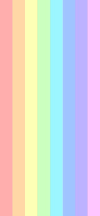 Pastel Rainbow Color Palette - ColorKit Unicorn Colors Palette, Pastel Rainbow Colour Palette, Kawaii Color Pallete, Rainbow Colors Palette, Pastel Rainbow Mural, Pantone Pastel Colors, Rainbow Pallete, Rainbow Colors Aesthetic, Unicorn Color Palette