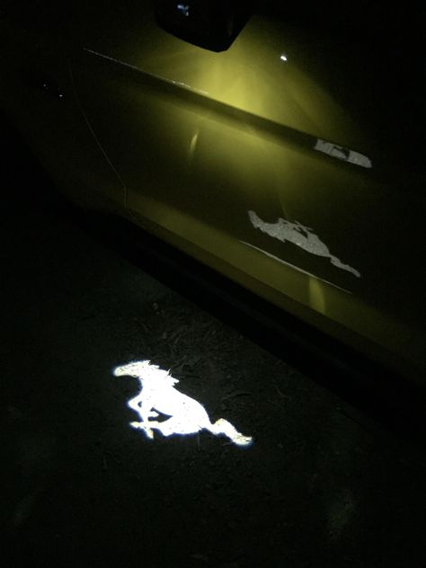 My bro's new Mustang's side mirror projects a mustang image onto the ground when unlocked Ford Mustang Aesthetic, Black Mustang Gt, Mirror Projects, New Edge Mustang, Mustang Interior, Black Mustang, Mustang Wallpaper, Mustang Car, Sabrina Claudio