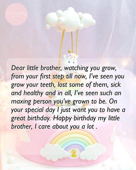 Happy Birthday Wishes For Brother Special Happy Birthday Wishes Brother, Best Brother Birthday Wishes, Birthday Wishes For Lil Brother, Bdy Wishes For Brother, Happy Birthday Little Brother Funny, Happy Birthday Message For Brother, Younger Brother Birthday Quotes, Brother Birthday Wishes From Sister, Birthday Captions For Brother