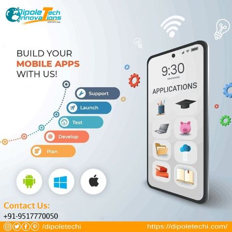 Mobile App Development Social Media Post, Poster Information Design, It Company Social Media Post, Mobile App Development Creative Ads, Web Development Creative Ads, Mobile Poster Design, App Development Creative Ads, App Advertising Design, Mobile App Poster