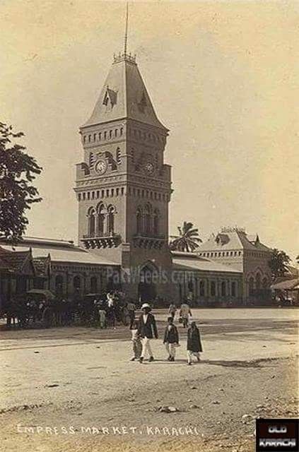 Empress Market Karachi in 1930 : Historical Buildings Architecture, British Pakistani, Pakistani People, Colonial India, Old Market, Pakistan Zindabad, Layout Plan, Karachi Pakistan, City Pictures