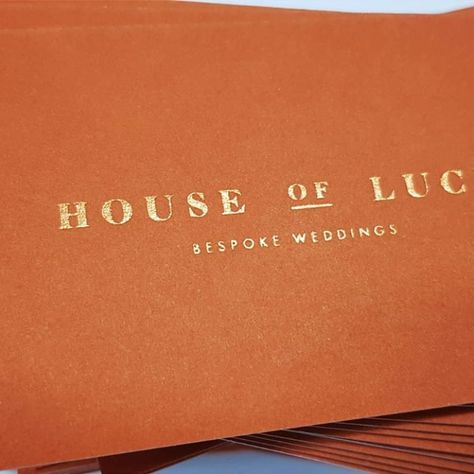 Gold Foil Branding, Terracotta Branding, Color For House, Orange Branding, Gold Foil Packaging, Gold Logo Branding, Elegant Business Cards Design, Real Estate Marketing Design, Terracotta Color