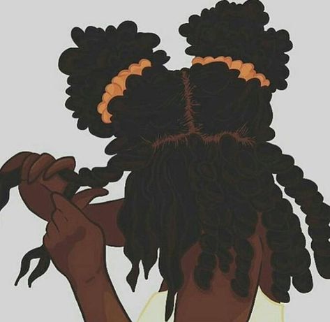 Natural Hair Art, Art Black Love, Twisted Hair, Pose Fotografi, Afrocentric Art, Black Art Painting, Art Africain, Black Artwork, Black Love Art