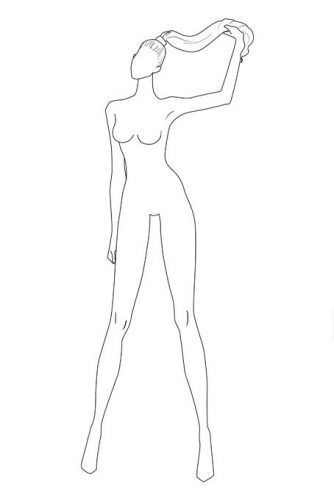 Lukisan Fesyen, Fashion Sketch Template, Fashion Illustration Template, Silhouette Mode, Croquis Fashion, Fashion Model Drawing, Fashion Figure Templates, Fashion Illustration Poses, Fashion Model Sketch