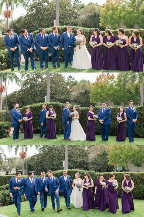 Royal Blue And Purple Bridesmaid Dresses, Purple And Turquoise Dress, Navy Blue And Purple Bridesmaid Dresses, Plum Blue Wedding, Dark Purple And Dusty Blue Wedding, Navy Blue And Purple Wedding Decoration, Galaxy Themed Wedding Bridesmaid Dresses, Dark Blue And Purple Bridesmaid Dresses, Purple Bridesmaids Blue Groomsmen