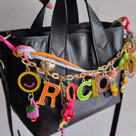 Bag charms 💥💝🌼🌈🌞🐯🐣🎲🧸💀😉😀😊😍🥳 Bags With Charms, Kidcore Kandi, Charms For Bags, Aesthetic Handbags, Handbag Aesthetic, Activity List, Accessorize Bags, Shop Inspiration, Bag Charms