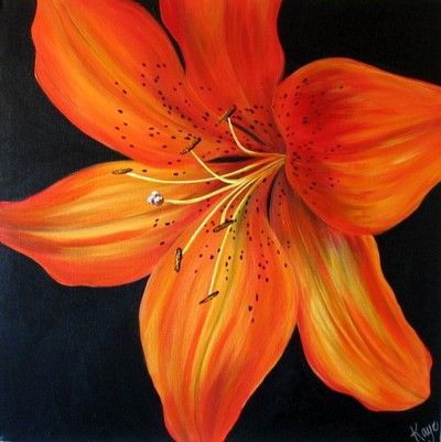 17 Best ideas about Tiger Lily Flowers on Pinterest | Lilies flowers,  Purple lily and Stargazer lilies Orange Tiger Lily, Kids Tattoo, Pretty Tattoo, Orange Lily, Lily Design, Natural Form Art, Orange Tiger, Lily Painting, Colors Wedding