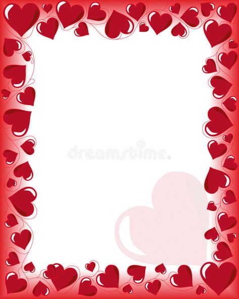 Valentine Frame Backgrounds, Heart Frame Background, Valentines Day Templates, Blank Frames, Valentines Frames, Heart Graphics, Card Valentines Day, Hamsa Tattoo, Ornament Vector