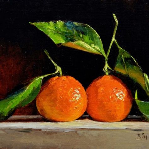 Painting Fruit, Vegetable Painting, Kitchen Painting, Oil Painting Gallery, Fall Canvas Painting, Painting A Day, Oil Painting Nature, Orange Painting, Daily Painters