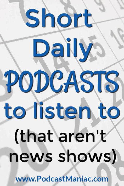 If you're looking for some short podcasts to listen to, these shows come out daily (or multiple times per week), so you'll always have a new short podcast episode to listen to! Ted Talks, Podcast Recommendations, Popular Podcasts, Motivational Podcasts, Top Podcasts, Movies Worth Watching, Books For Moms, Interesting Stories, Busy People