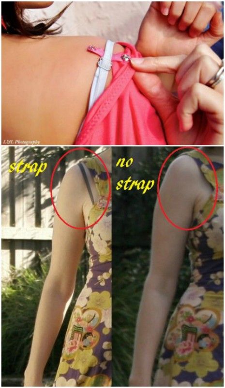 Bra Strap Concealer Couture, Hide Bra Straps Diy Tank Tops, Zipper Problems, Diy Tank Top, Dress Makeover, Hide Bra Straps, Plain Jeans, Border Line, Clothing Tips