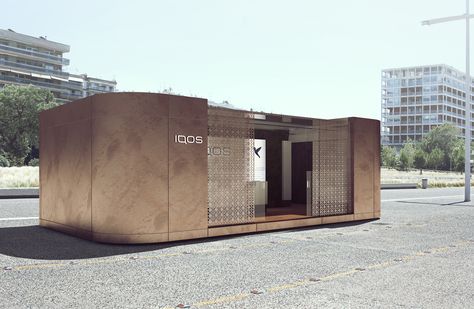 IQOS PopUp Store – Cleancut Advertising Agency Pop Up Retail Store, Popup Store Design, Greek Market, Popup Design, Coffee Booth, Consort Design, Popup Store, Retail Store Interior Design, Dorm Room Diy