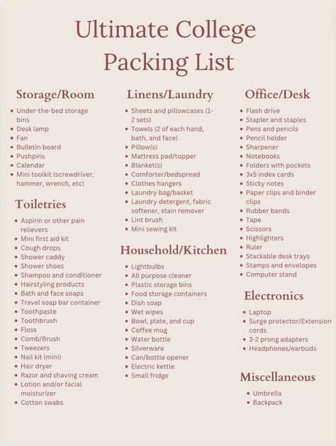 Thing You Need For First Apartment, College Supplies Essentials Amazon, Student Dorm Ideas, List Of Things To Bring To College, Collage Needs List, Boarding School Essentials List, Dorm Toiletries List, Things To Take To University, Things To Save Up For List