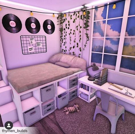 Room Ideas Bloxburg, Bloxburg Room Ideas, Bilik Idaman, Blocksburg Room Ideas￼, Bloxburg House Ideas 2 Floor, Closet Aesthetic, Small House Layout, House Decorating Ideas Apartments, Simple Bedroom Design