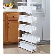 Organisation, Slim Kitchen Storage, Small Space Kitchen Storage, Slim Kitchen, Sliding Drawer, Drawer Storage Unit, Small Space Kitchen, Drawer Storage, Tiny Kitchen