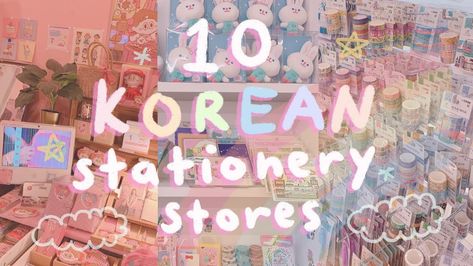 10 Korean Stationery Stores You Should Visit | Biggest DAISO in Seoul, Artbox, Hottracks, 10x10,etc. Artbox Korea, Stationery Store Design Ideas, Daiso Korea, Daiso Store, Book Store Aesthetic, Stationery Store Design, Korean Store, Store Aesthetic, Golden Poppy