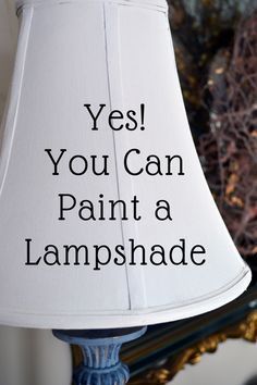 Did you know that you can paint a lamp shade? I will show you how to completely change the look of your favorite lamp and lampshade using chalk paint. Lamp Redo, Lampshade Redo, Lampshade Makeover, Lamp Makeover, Painting Lamp Shades, Using Chalk Paint, Painting Lamps, Diy Lamp Shade, Furniture Rehab